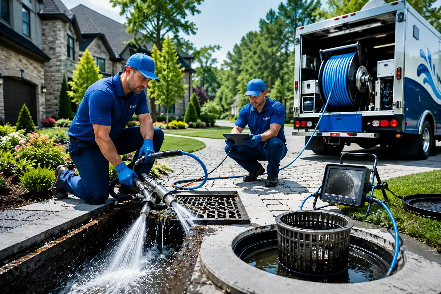 Local outdoor drain cleaning professionals in Melville, NY